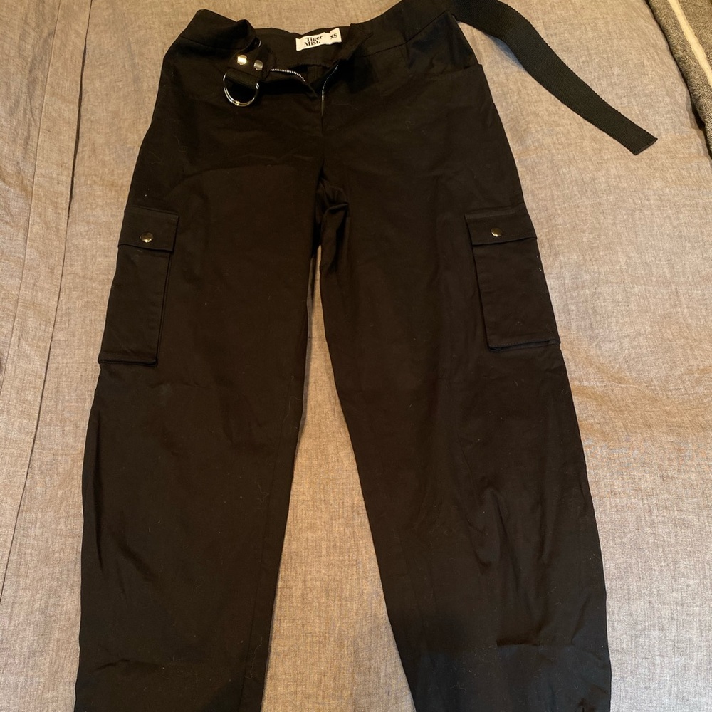 TIGER MIST BLACK UTILITY CARGO PANT